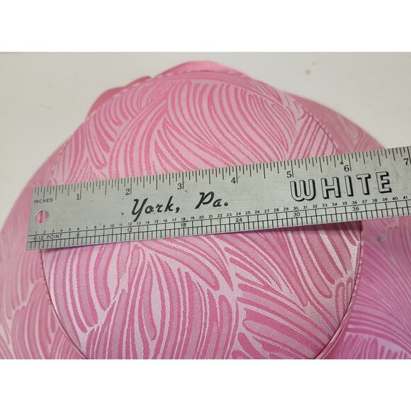 Vintage Nubiano New York Pink Wide Brim Church Derby Hat Fascinator - Picture 9 of 15